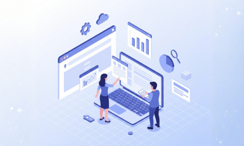 Ilustrasi Landing Page